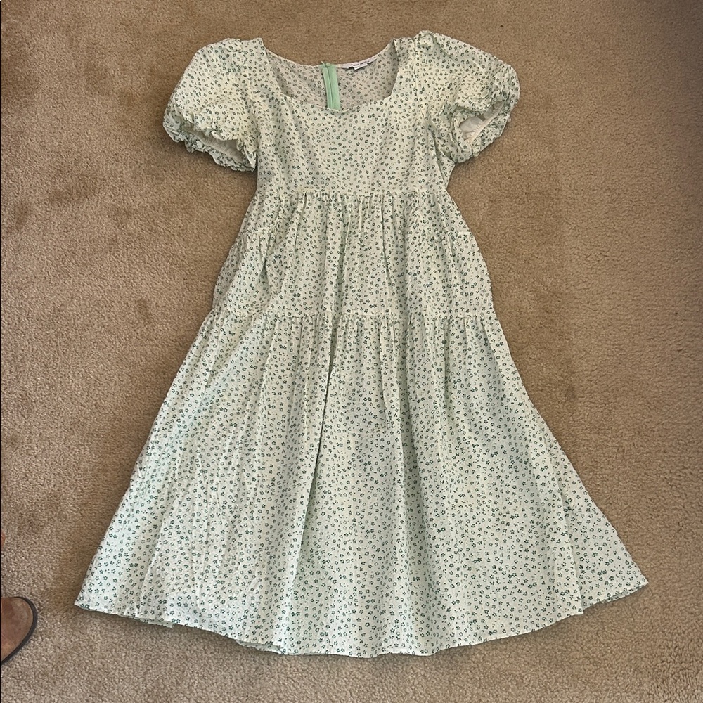 Floral Green ASOS Dress